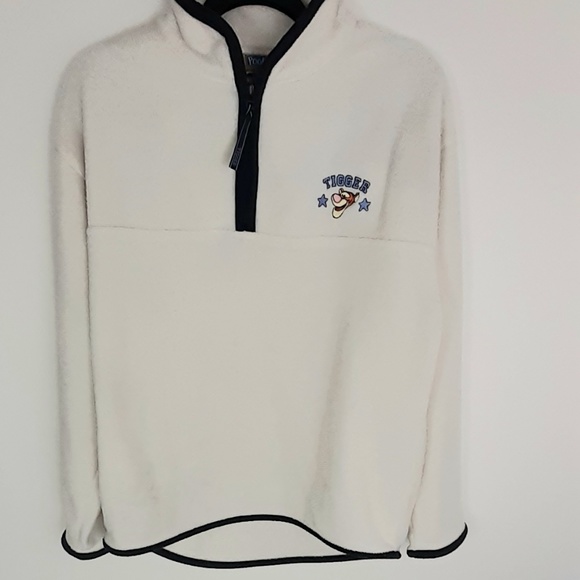 Vintage 90's Tigger Embroidered Fleece Pullover - Picture 1 of 3